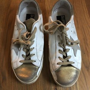Golden Goose low tops with gold star 38
